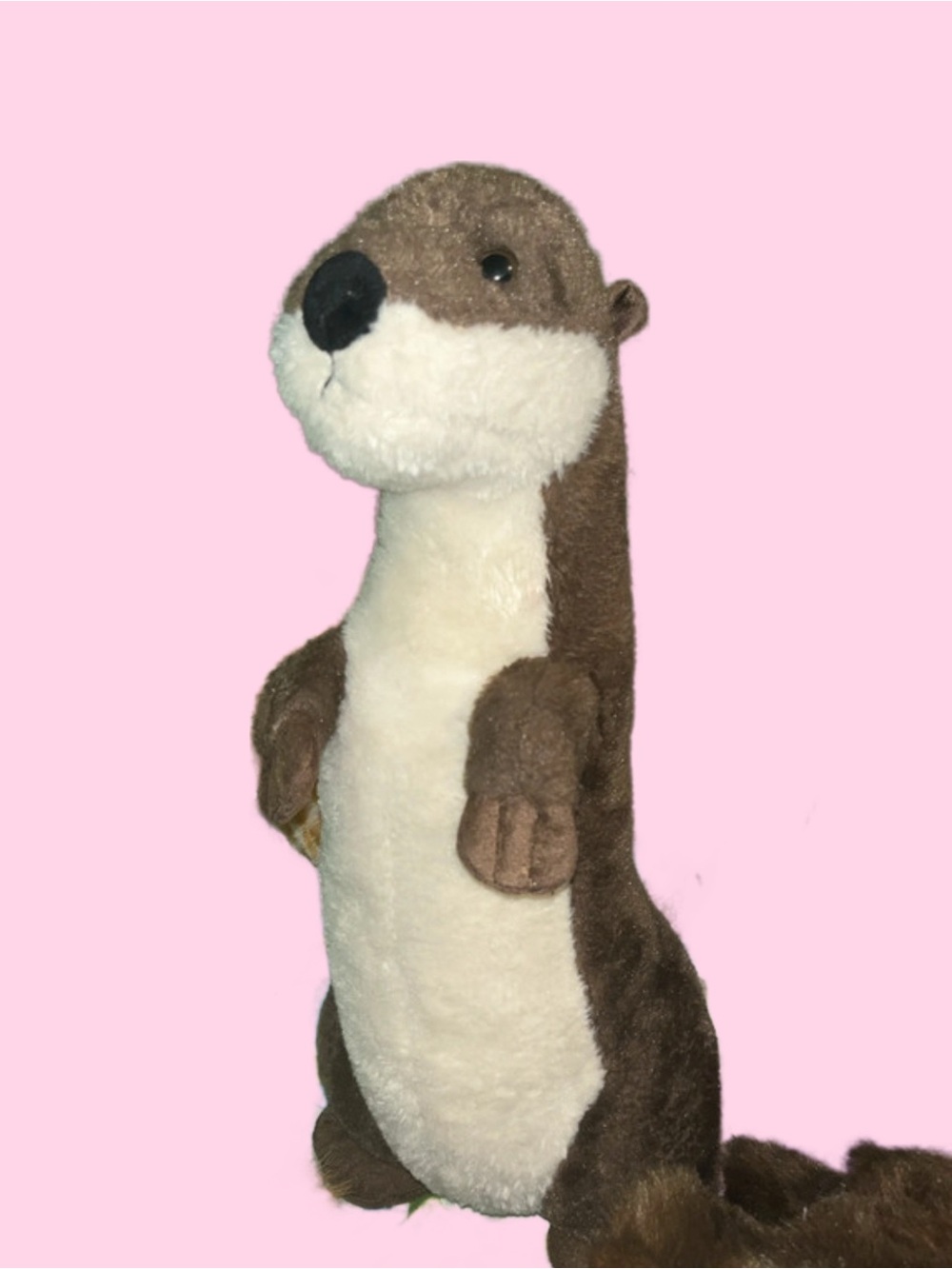 Giant 22” standing otter plush stuffed animal